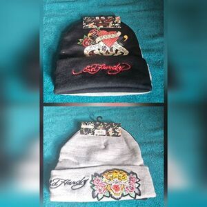 Ed Hardy Beanie 2 Packs UNISEX